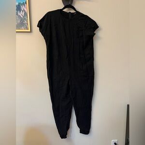 SHEIN black maternity jumpsuit women’s size medium